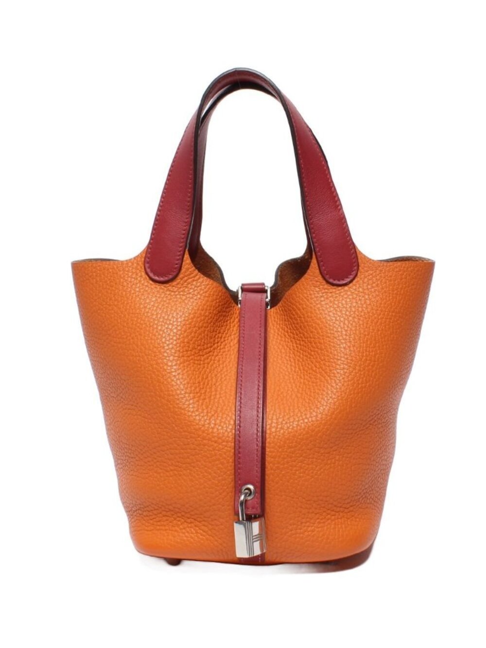 Hermes Handbag Silver Picotin Lock 18 PM Touch
